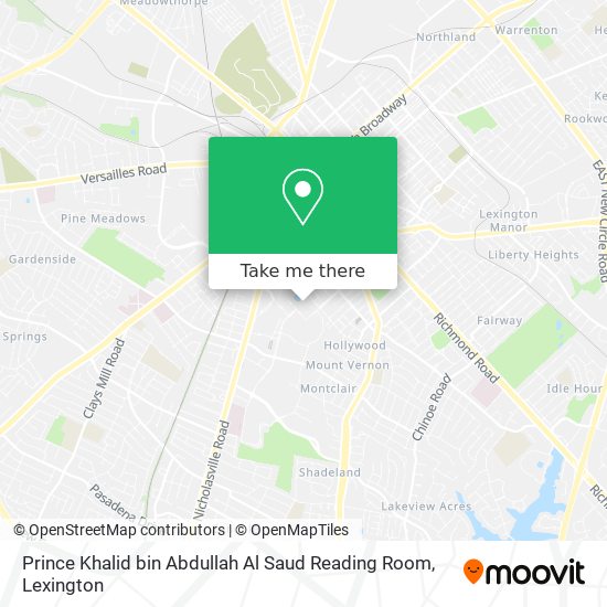 Prince Khalid bin Abdullah Al Saud Reading Room map