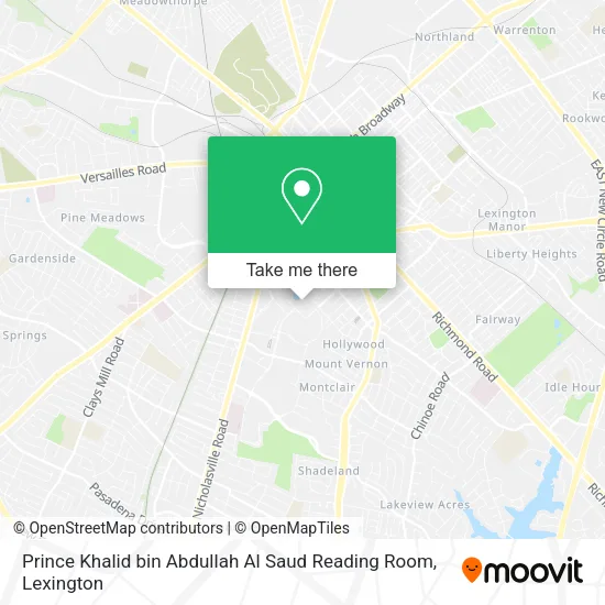 Mapa de Prince Khalid bin Abdullah Al Saud Reading Room