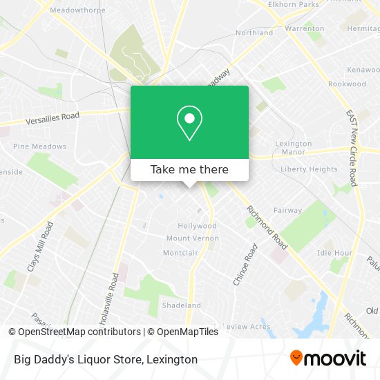 Big Daddy's Liquor Store map