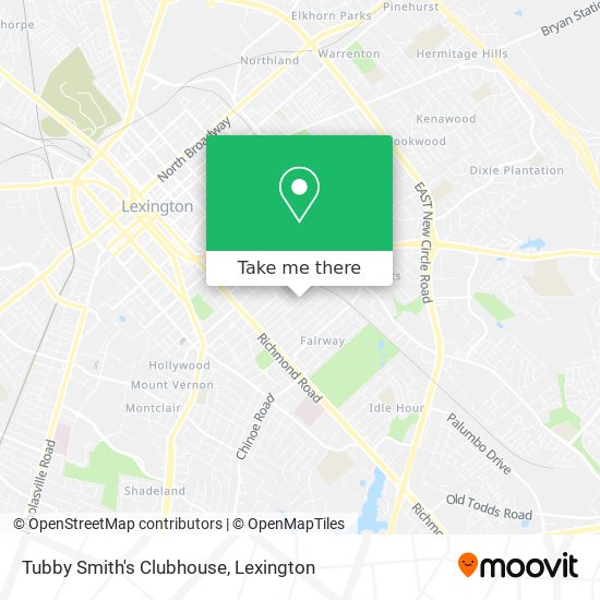 Tubby Smith's Clubhouse map