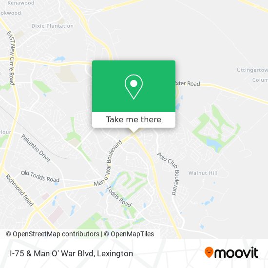 Mapa de I-75 & Man O' War Blvd