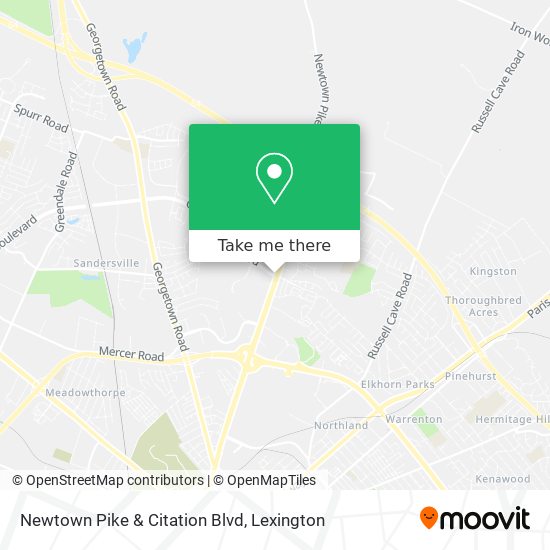 Mapa de Newtown Pike & Citation Blvd
