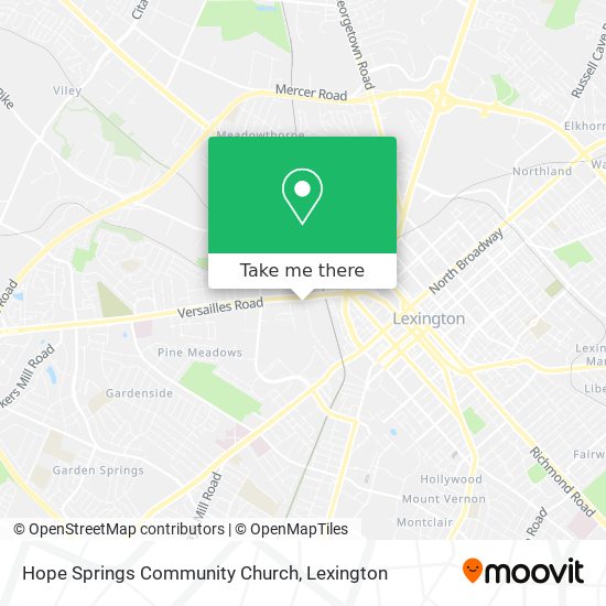 Mapa de Hope Springs Community Church