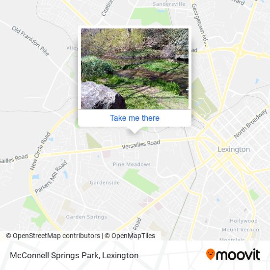McConnell Springs Park map