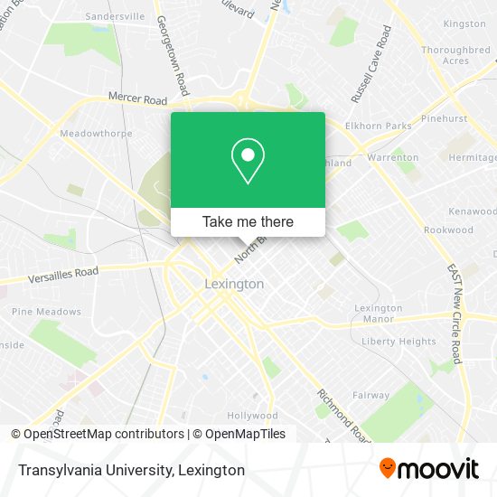 Mapa de Transylvania University