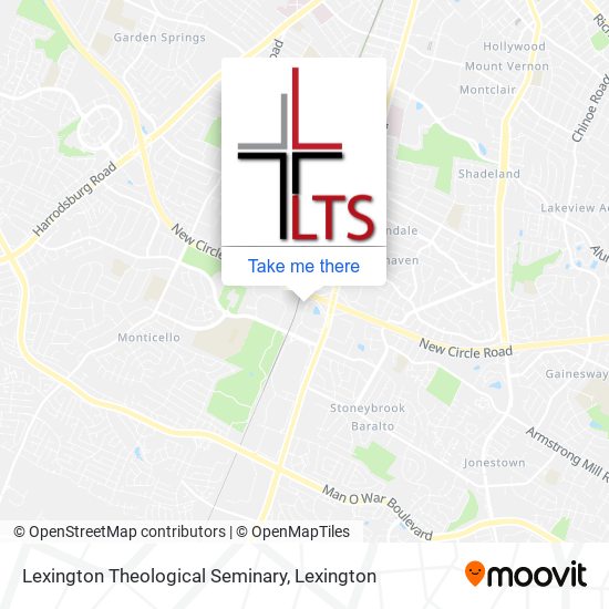 Mapa de Lexington Theological Seminary
