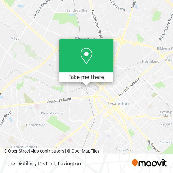 The Distillery District map