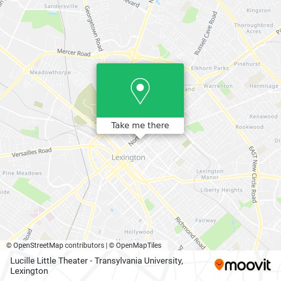 Lucille Little Theater - Transylvania University map