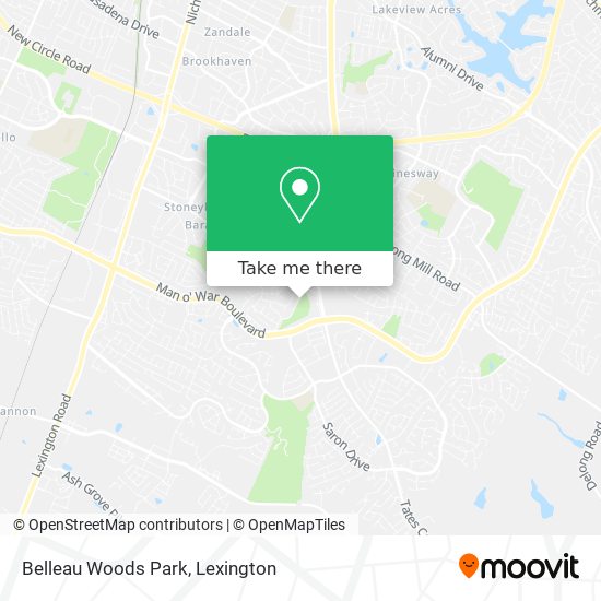Belleau Woods Park map