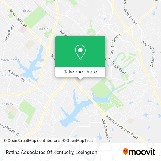 Retina Associates Of Kentucky map