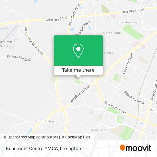 How to get to Beaumont Centre YMCA in Lexington Fayette by Bus