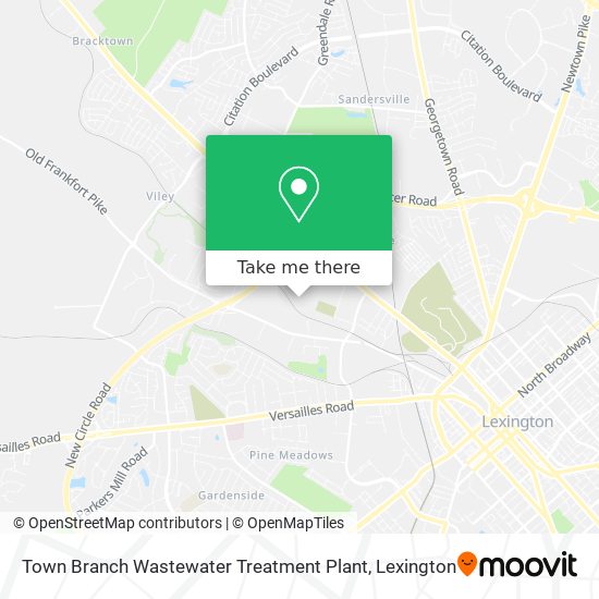 Town Branch Wastewater Treatment Plant map