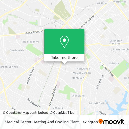 Mapa de Medical Center Heating And Cooling Plant