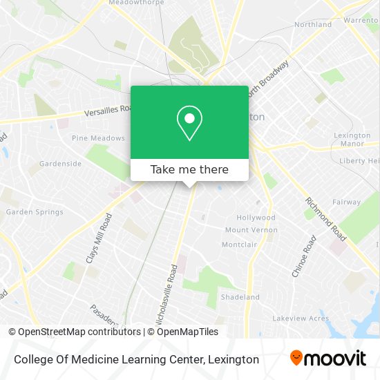 Mapa de College Of Medicine Learning Center