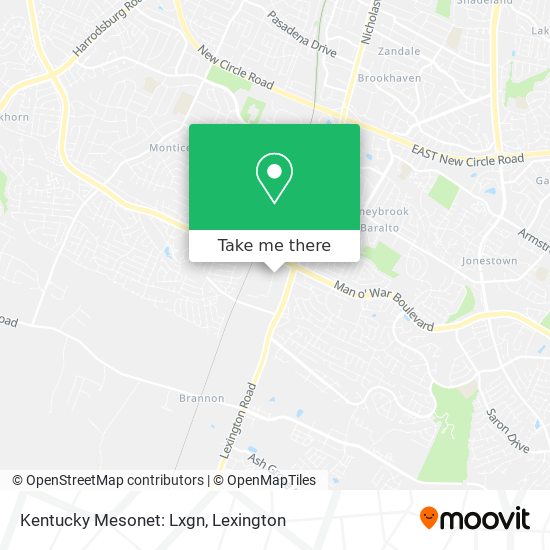 Kentucky Mesonet: Lxgn map