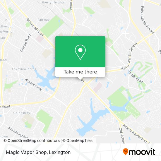 Mapa de Magic Vapor Shop