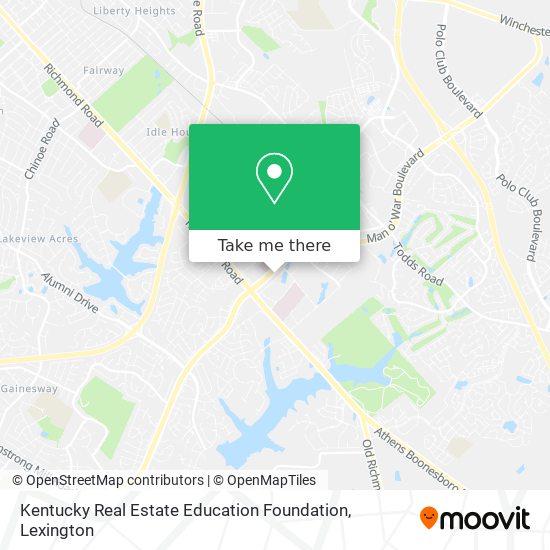 Kentucky Real Estate Education Foundation map