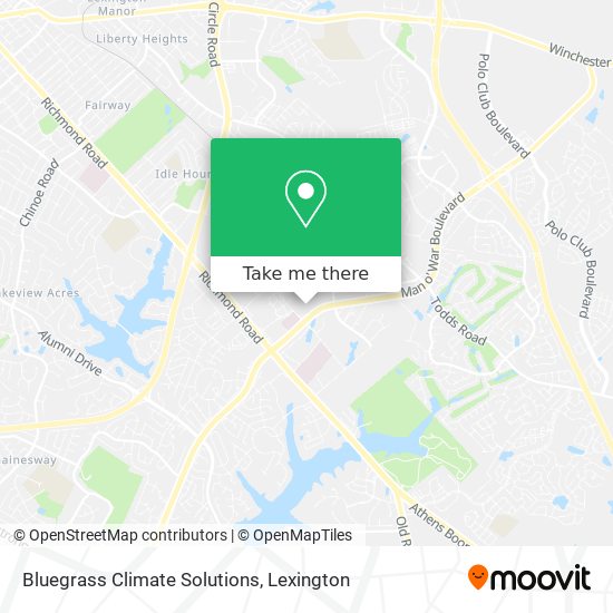 Mapa de Bluegrass Climate Solutions