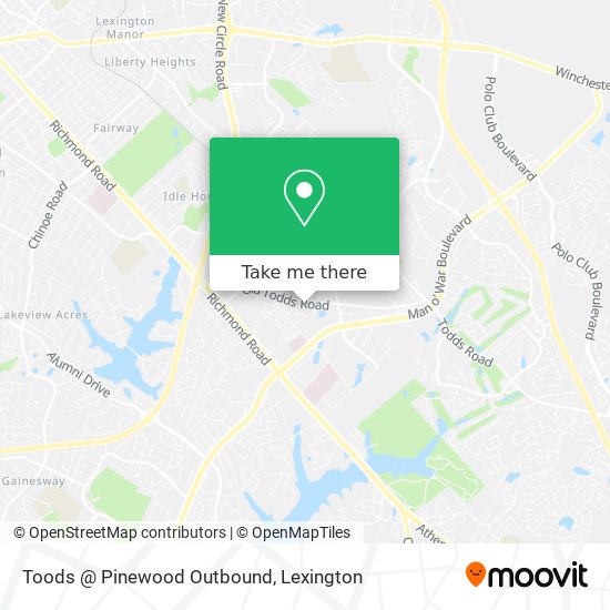 Toods @ Pinewood Outbound map