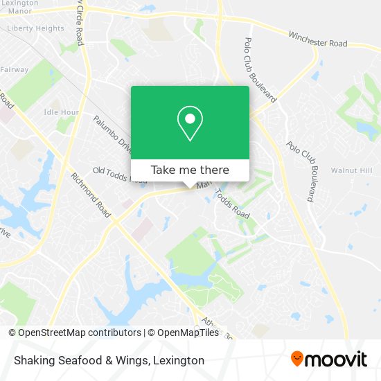 Mapa de Shaking Seafood & Wings