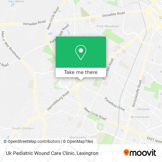 Mapa de Uk Pediatric Wound Care Clinic