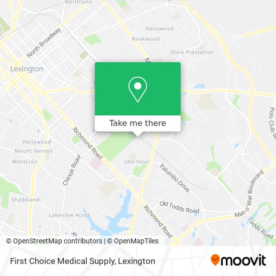 First Choice Medical Supply map