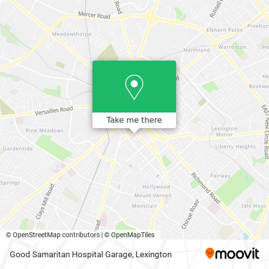 Good Samaritan Hospital Garage map