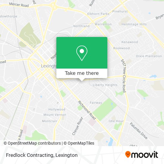 Mapa de Fredlock Contracting