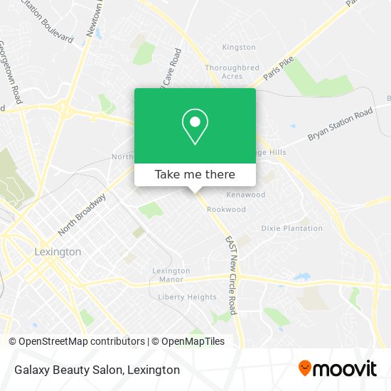 Mapa de Galaxy Beauty Salon