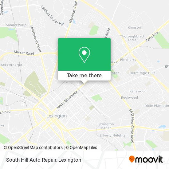 South Hill Auto Repair map