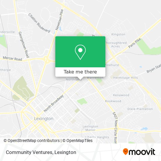 Mapa de Community Ventures