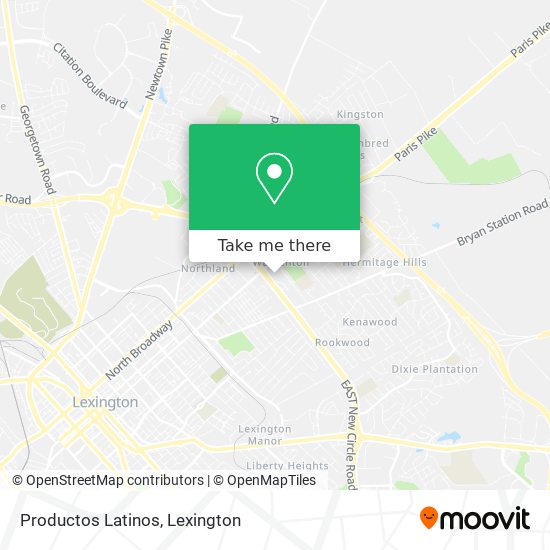 Mapa de Productos Latinos