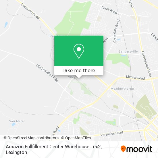 Amazon Fullfillment Center Warehouse Lex2 map