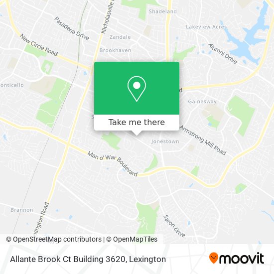 Allante Brook Ct Building 3620 map