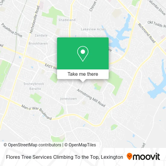 Flores Tree Services Climbing To the Top map