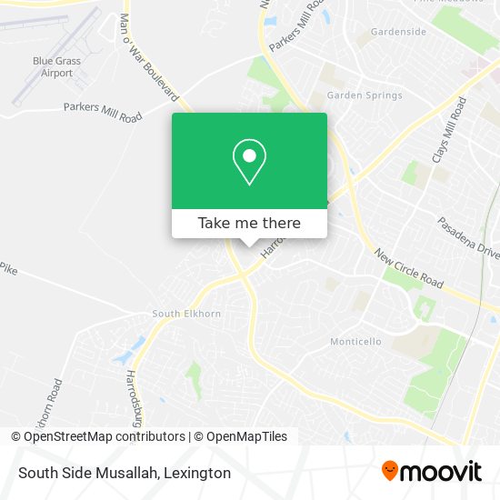 Mapa de South Side Musallah
