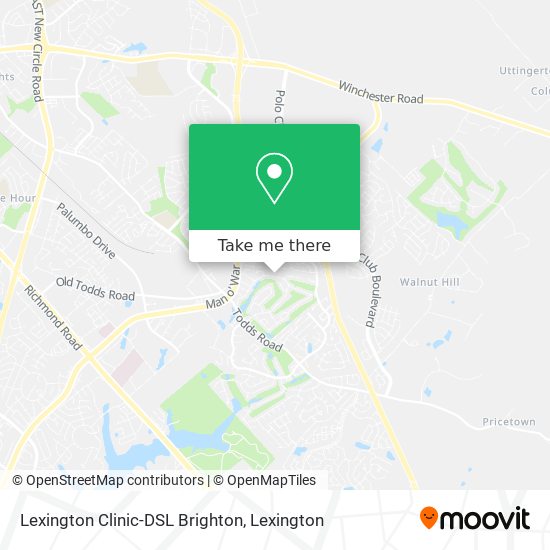 Lexington Clinic-DSL Brighton map