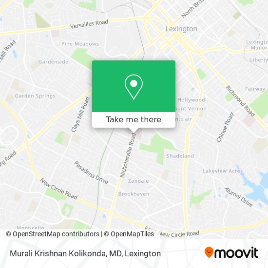 Murali Krishnan Kolikonda, MD map