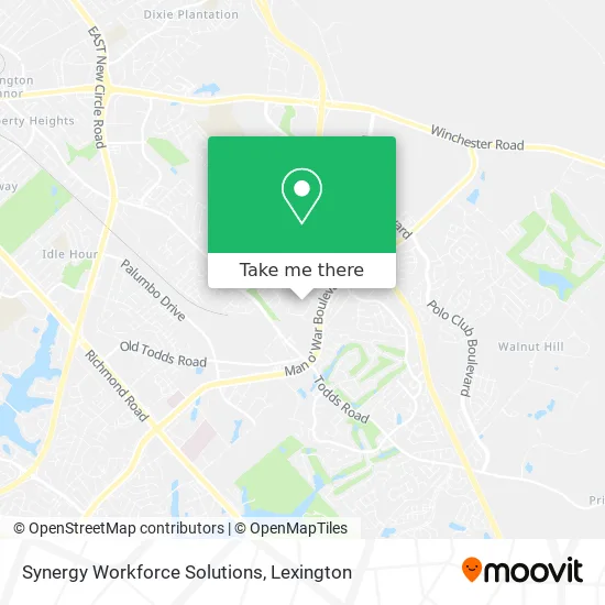 Synergy Workforce Solutions map