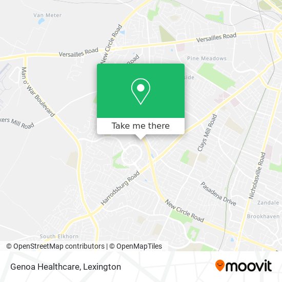 Genoa Healthcare map