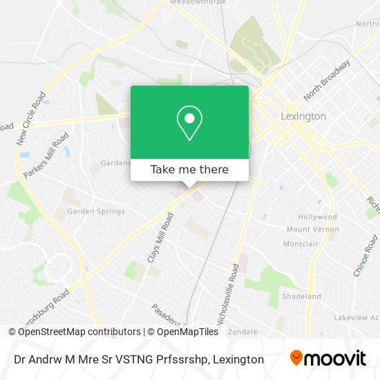 Dr Andrw M Mre Sr VSTNG Prfssrshp map