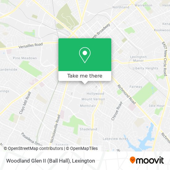 Woodland Glen II (Ball Hall) map