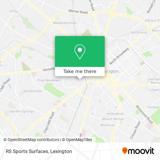 RS Sports Surfaces map
