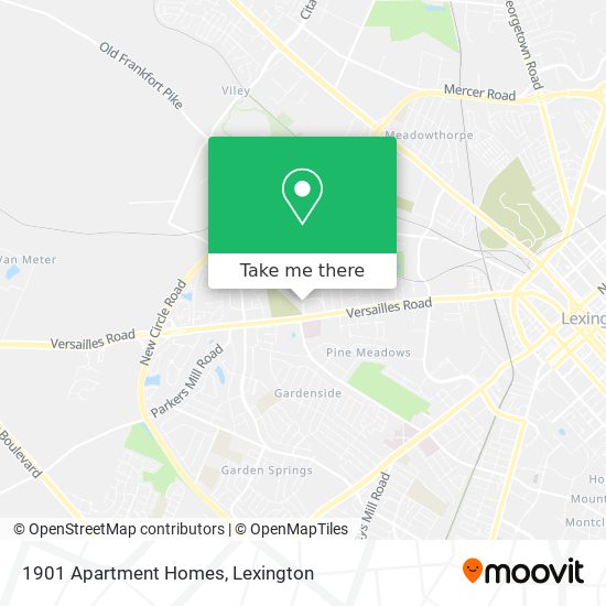 Mapa de 1901 Apartment Homes