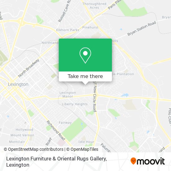 Lexington Furniture & Oriental Rugs Gallery map