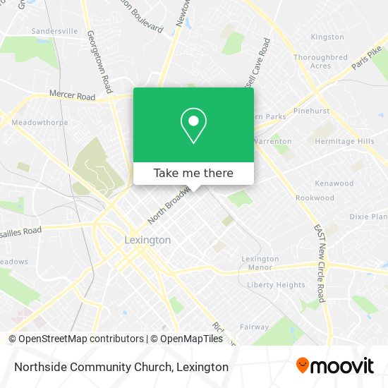 Northside Community Church map