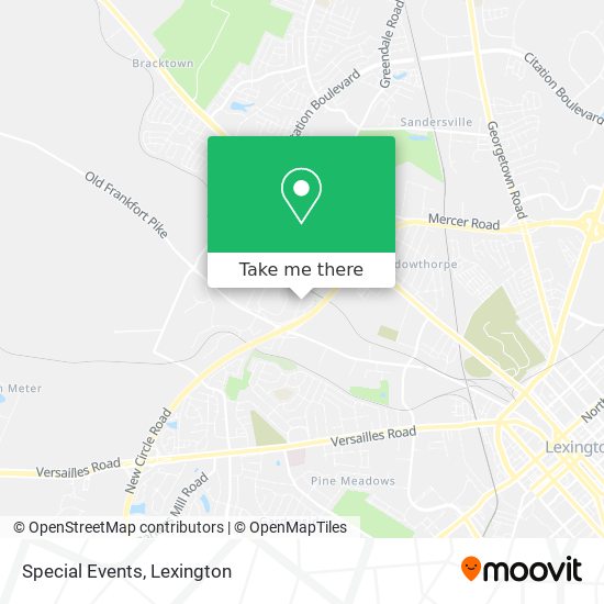Mapa de Special Events