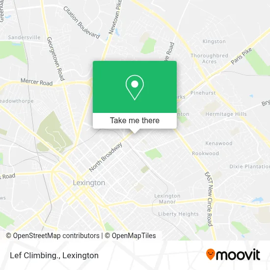 Lef Climbing. map