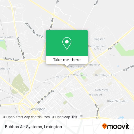 Mapa de Bubbas Air Systems