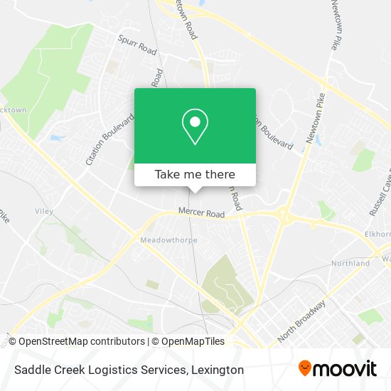 Saddle Creek Logistics Services map